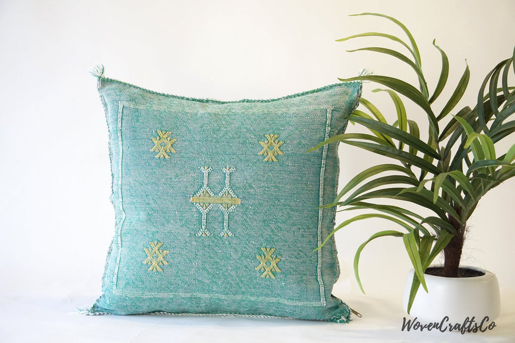 Moroccan Cactus Silk Pillow Cover 20x20