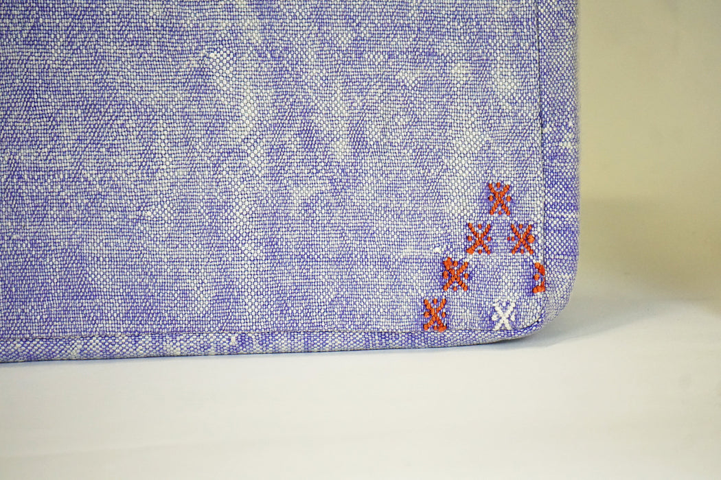 Purple Square Floor pillow | Moroccan Pouf
