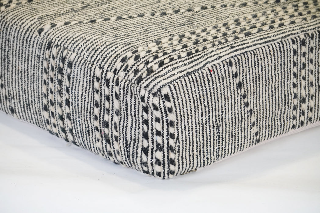 Kilim Moroccan pouf | Square Floor Cushion