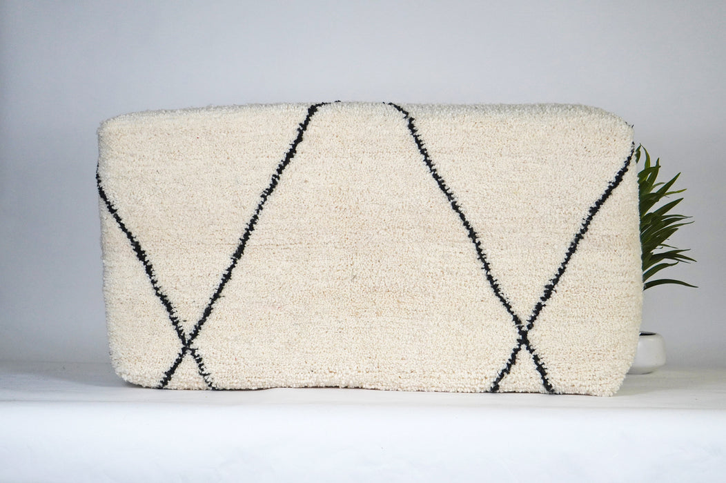 Large Kilim Pouf | Floor cushion Cover