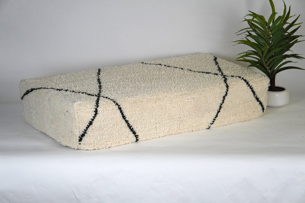 Large Kilim Pouf | Floor cushion Cover