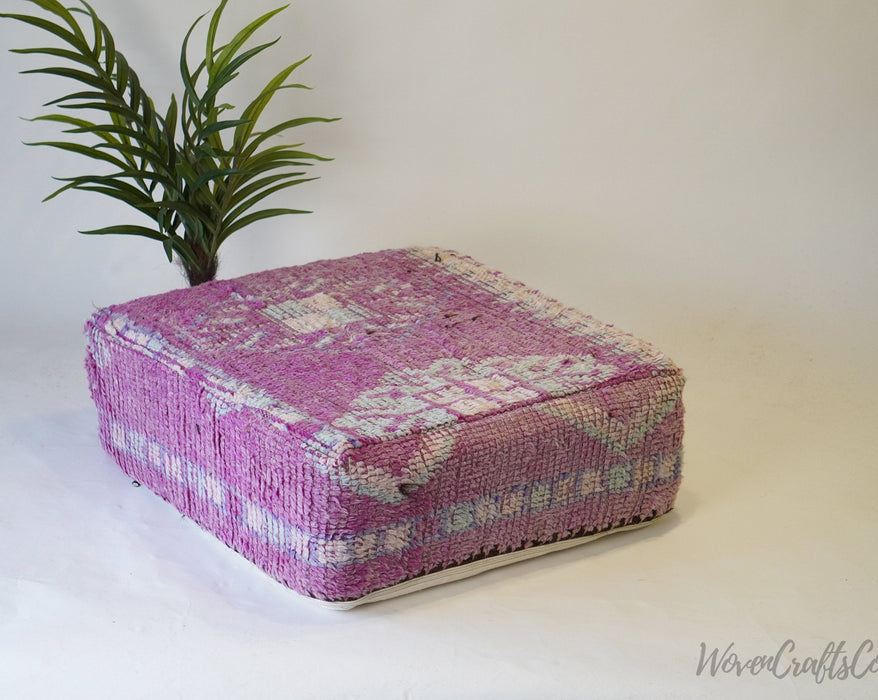 Square Boujaad floor pillow cover