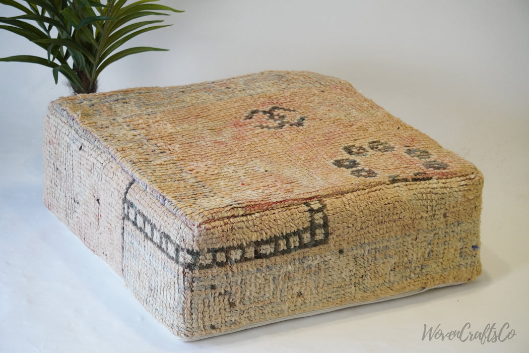 Vintage ottoman Cushion | Moroccan Pouf