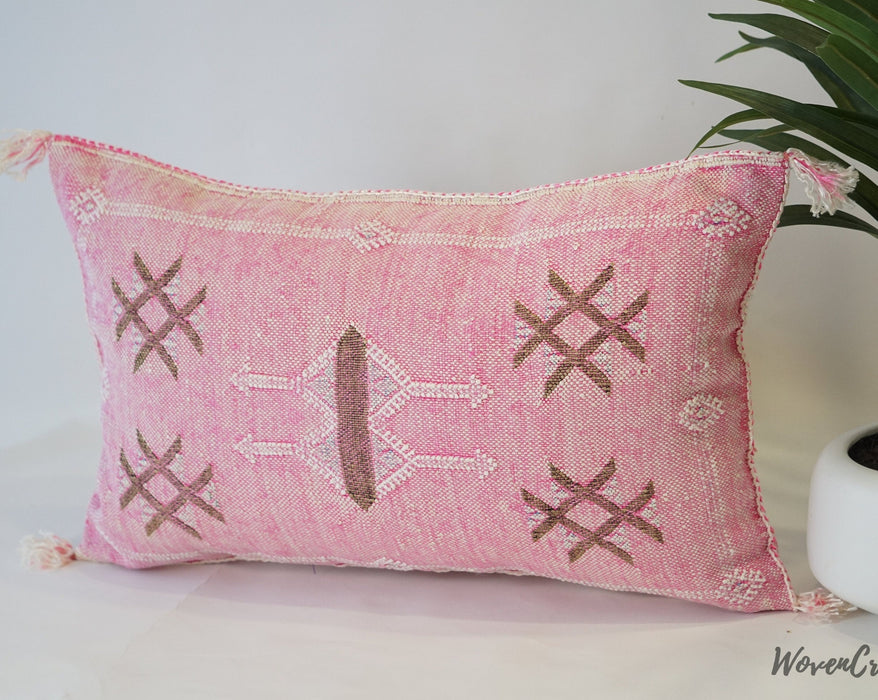 Pink lumbar Pillow