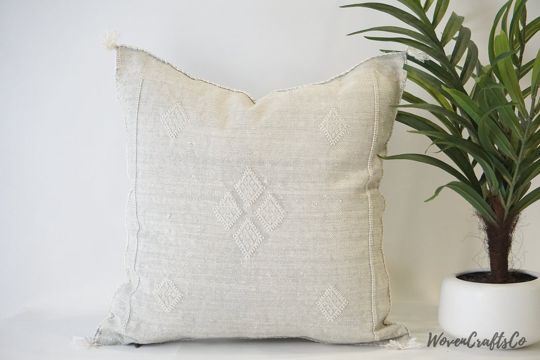 Moroccan decorative Pillow cover 20x20 - Cactus Silk Pillow