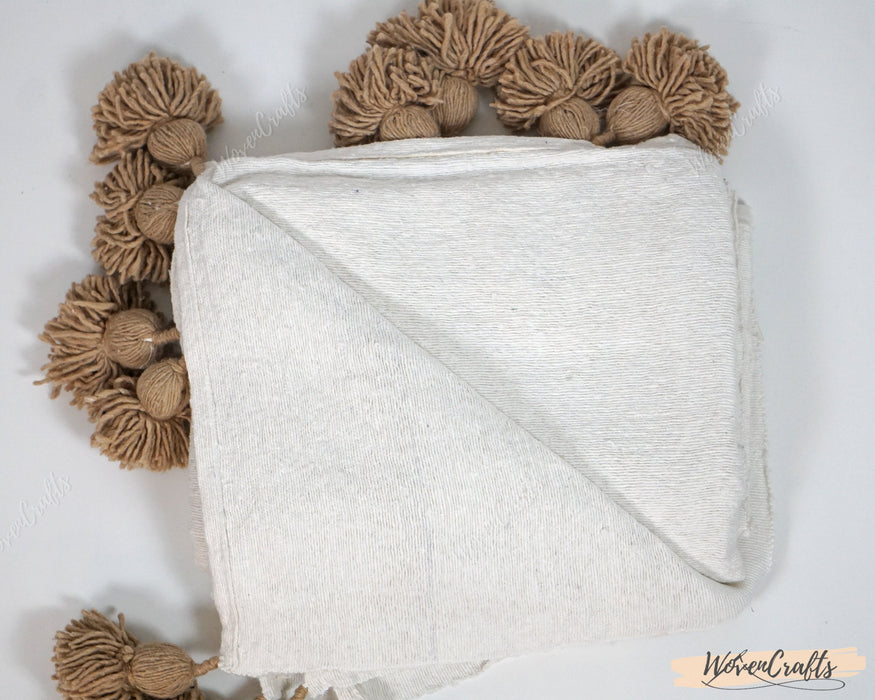 COZY bohemian Blanket -  Cotton throw blanket