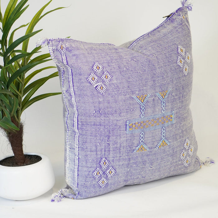 Moroccan Cactus silk throw Pillow 20x20