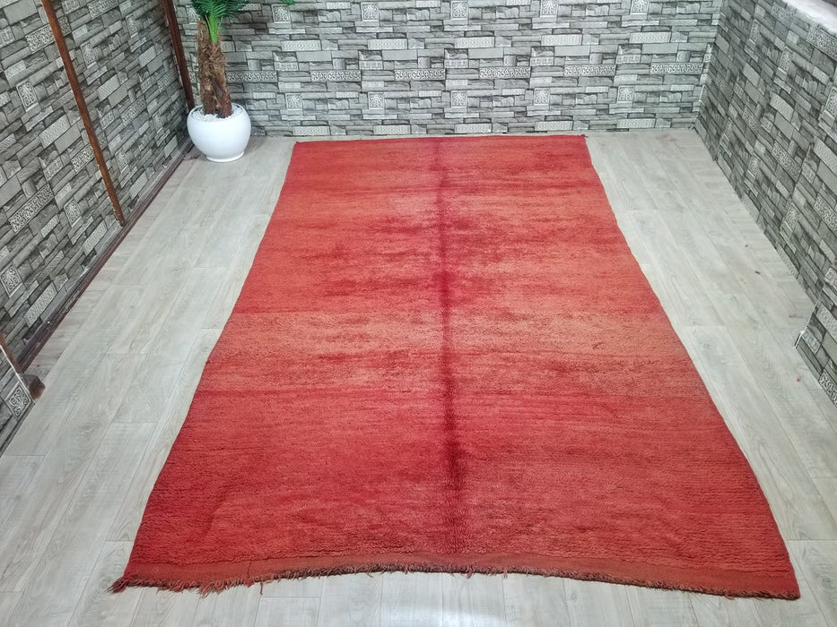 Inviting vintage Moroccan rug